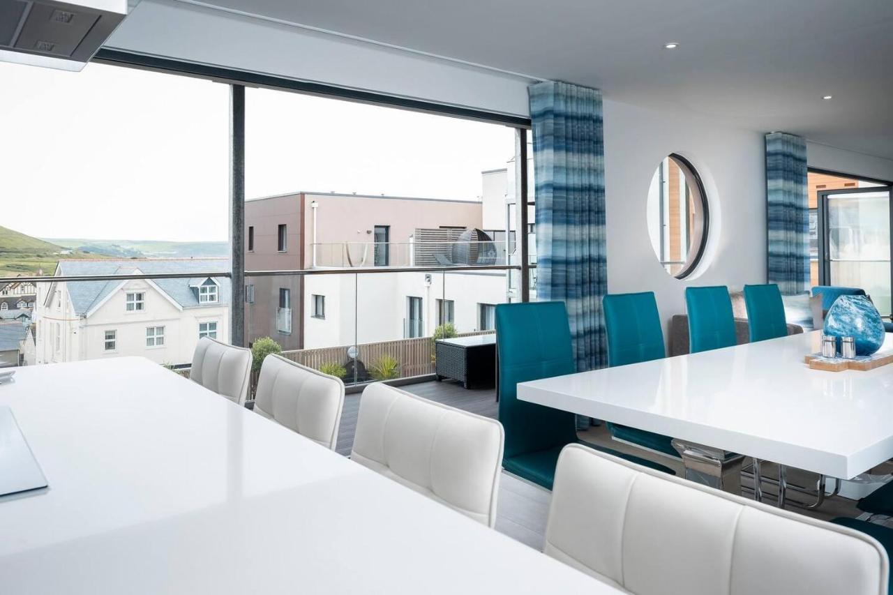 4Br-8Guests-Balcony-Beachview-Pool-Pets Woolacombe Exterior foto
